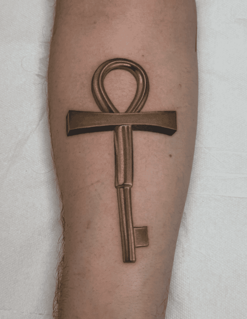 Millennium Key Yu-Gi-Oh! Tattoo