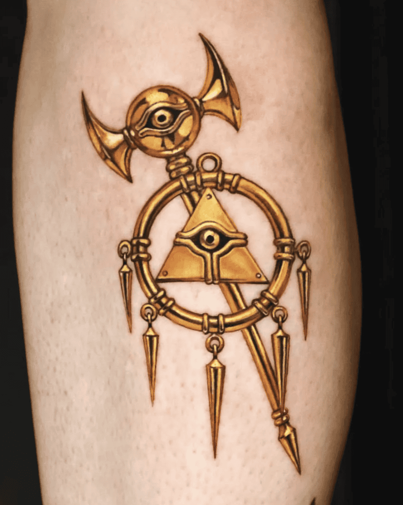 Millennium Ring Rod Yu-Gi-Oh! Tattoo