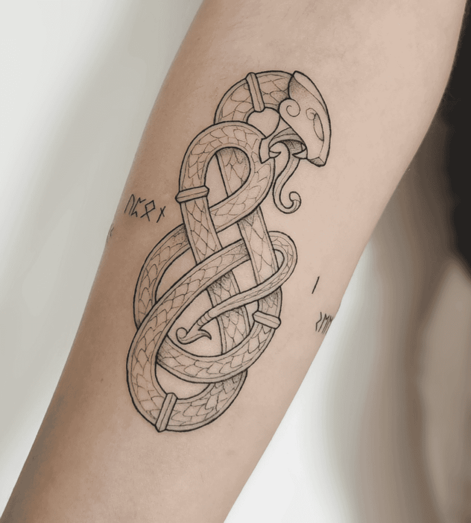 Norse Dragon Tattoo