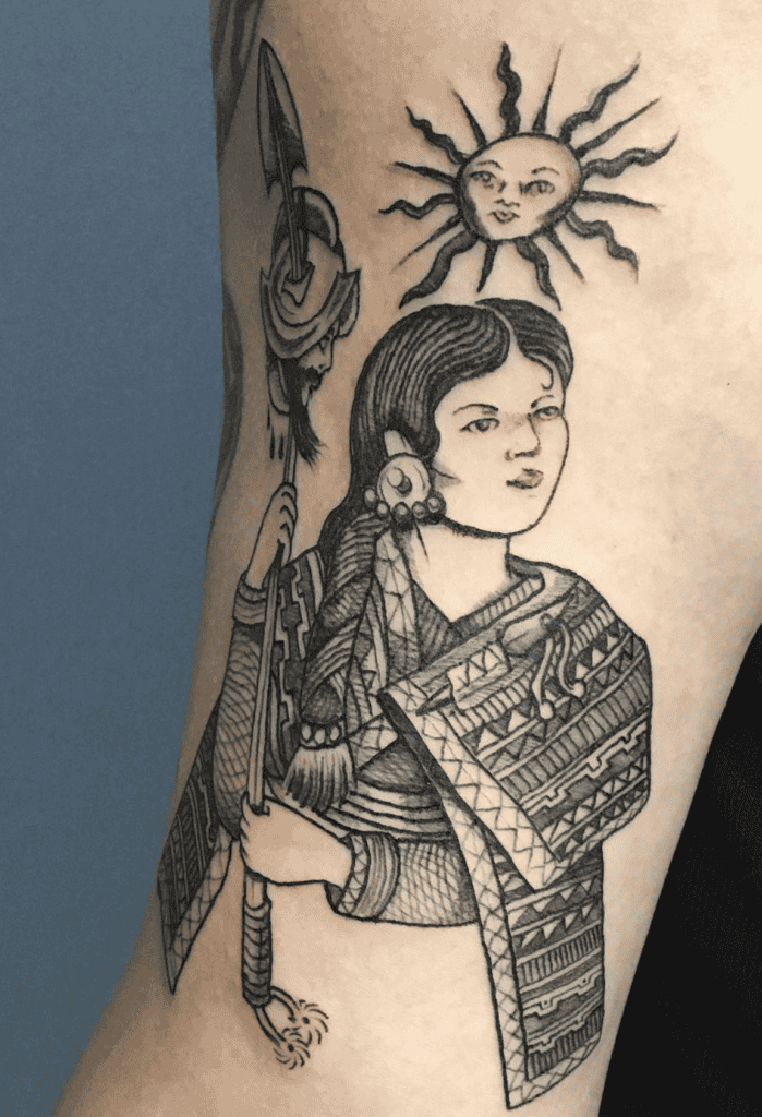 Ñusta Inca Mythology Tattoo
