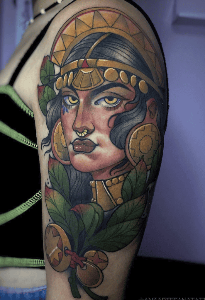 Ñusta Spirit Inca Mythology Tattoo