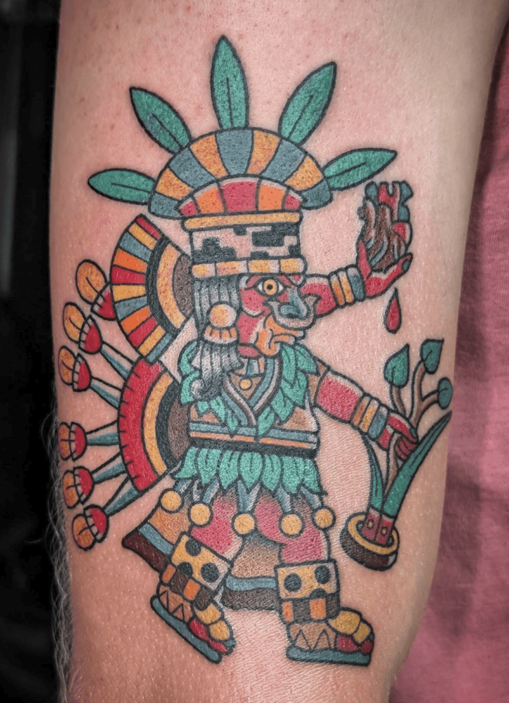 Patecatl Aztec Mythology Tattoo