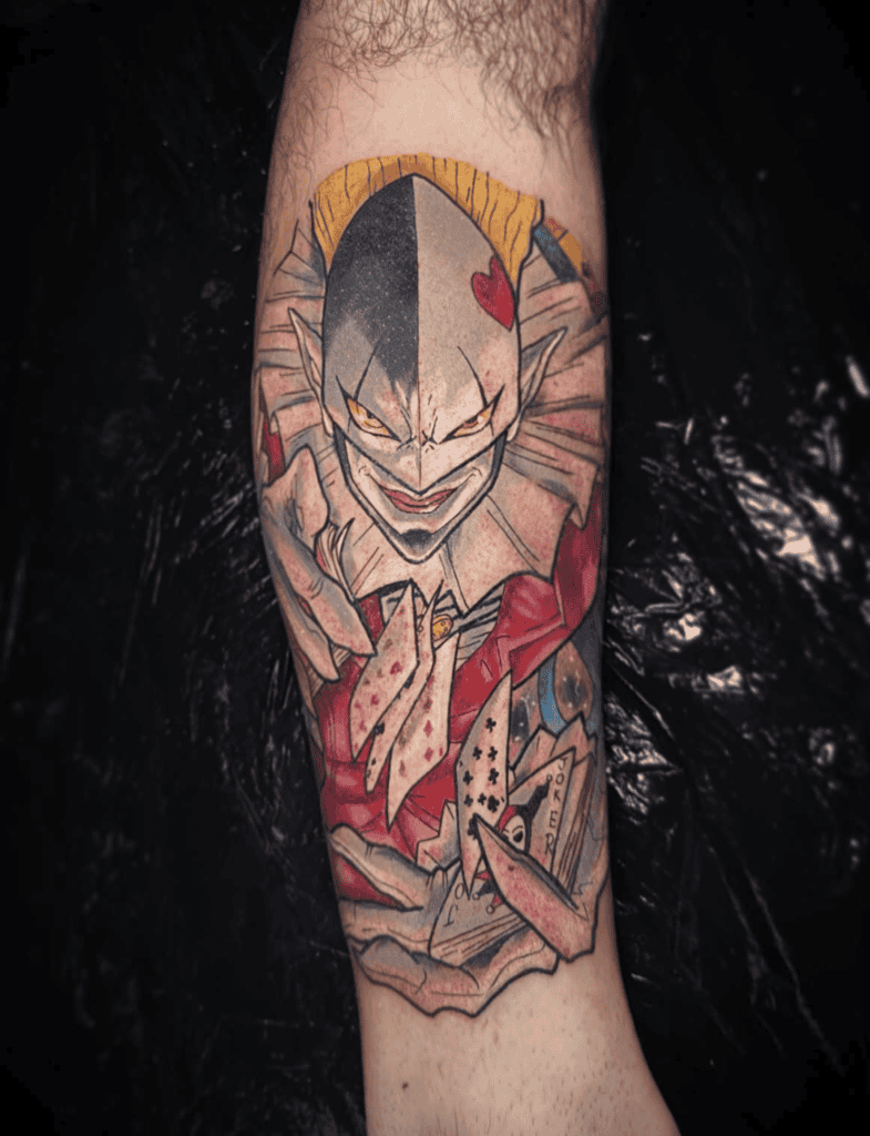 Piedmon Smirk Digimon Tattoo