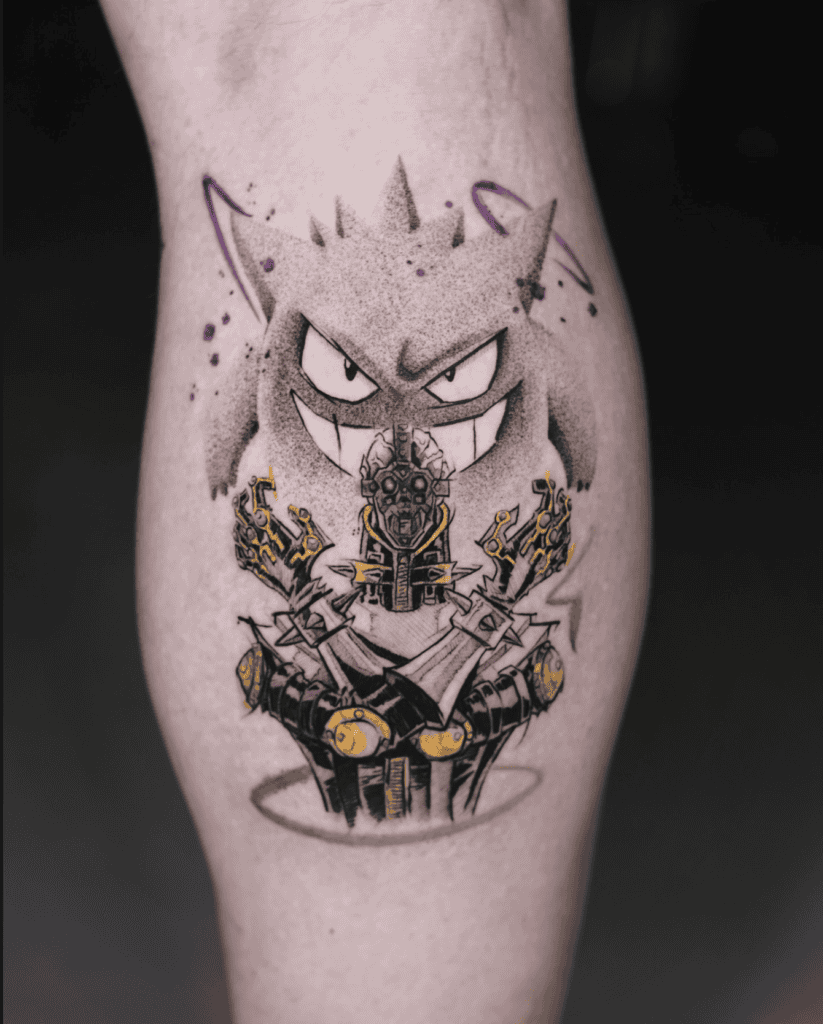 Pokémon X Yu-Gi-Oh! Tattoo