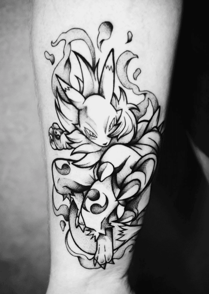 Renamon Digimon Tattoo