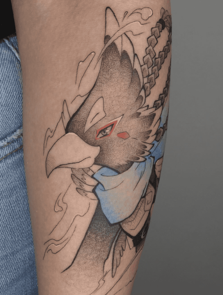 Revali Fly Legend of Zelda Tattoo