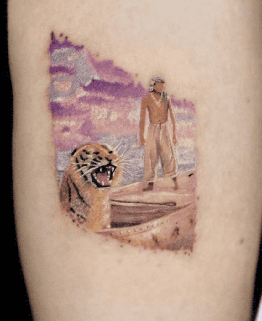 Richard Parker Tiger Tattoo