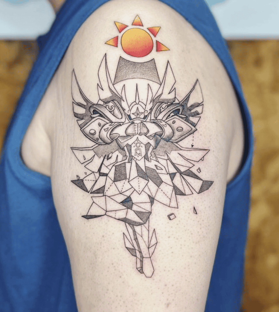 Seraphimon Light Digimon Tattoo