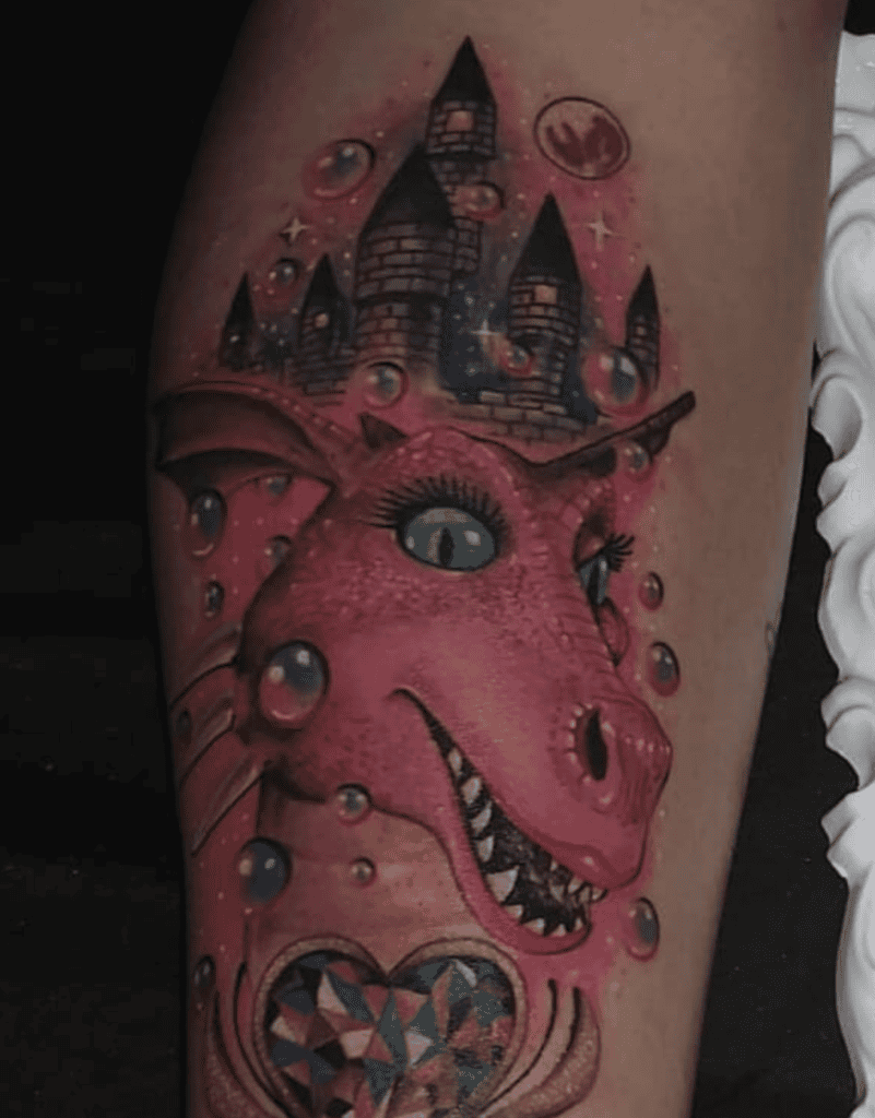 Shrek Dragon Tattoo