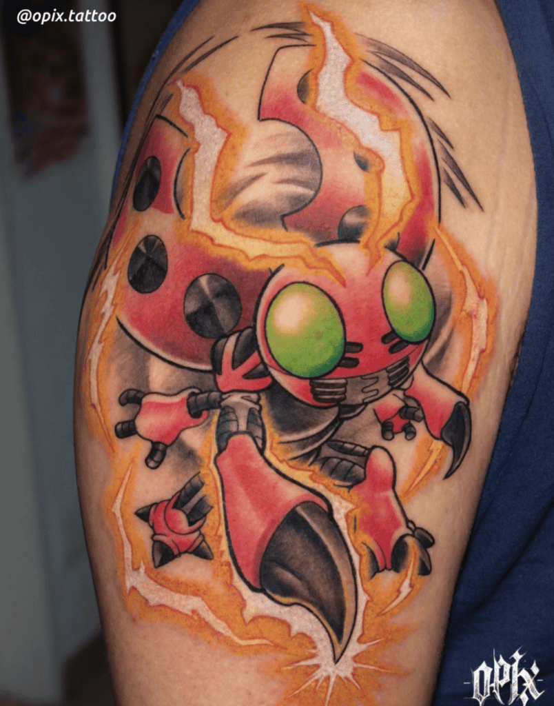 Tentomon Digimon Tattoo