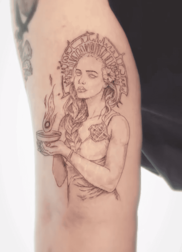 Tuatha Dé Danann Celtic Mythology Tattoo