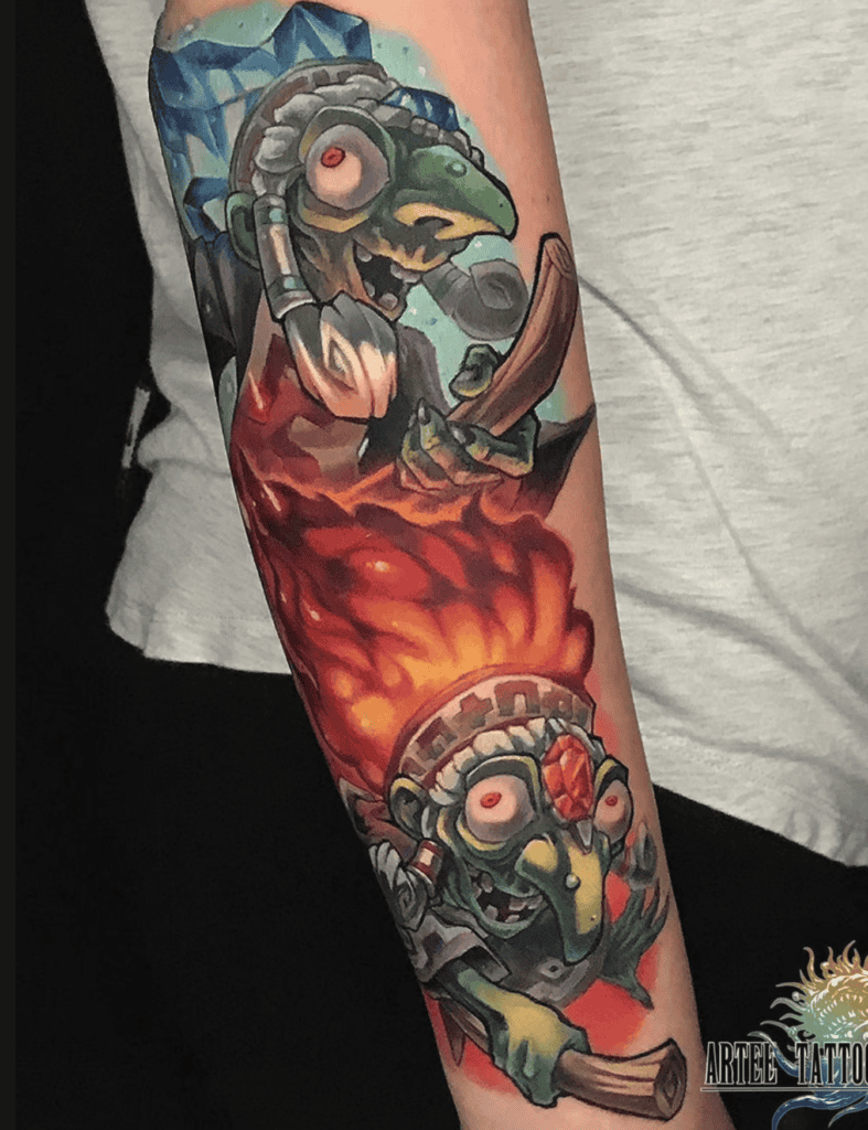 Twinrova Legend of Zelda Tattoo