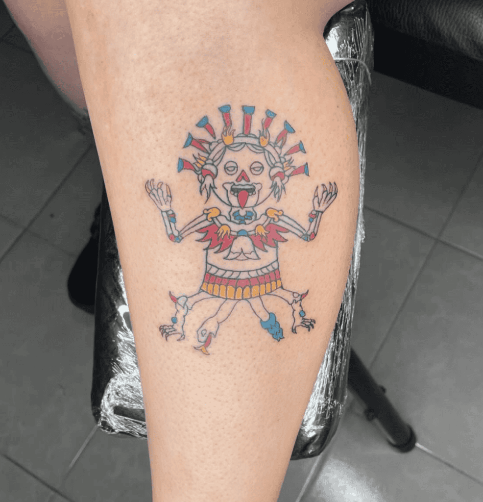 Tzitzimimeh Aztec Mythology Tattoo