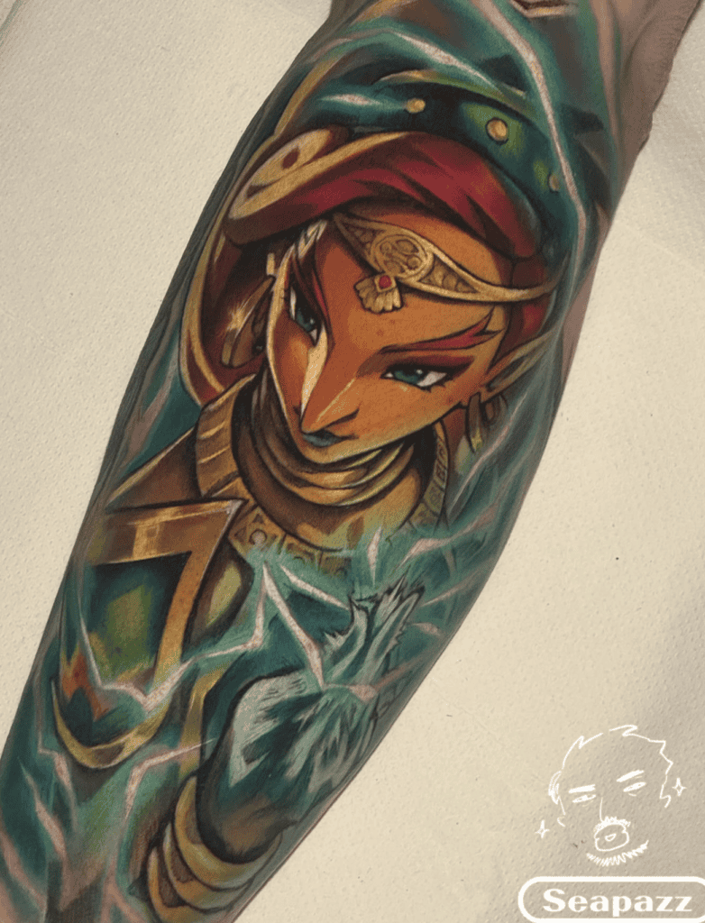 Urbosa Legend of Zelda Tattoo