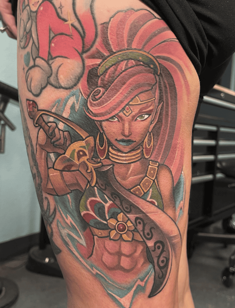 Urbosa Sword Legend of Zelda Tattoo