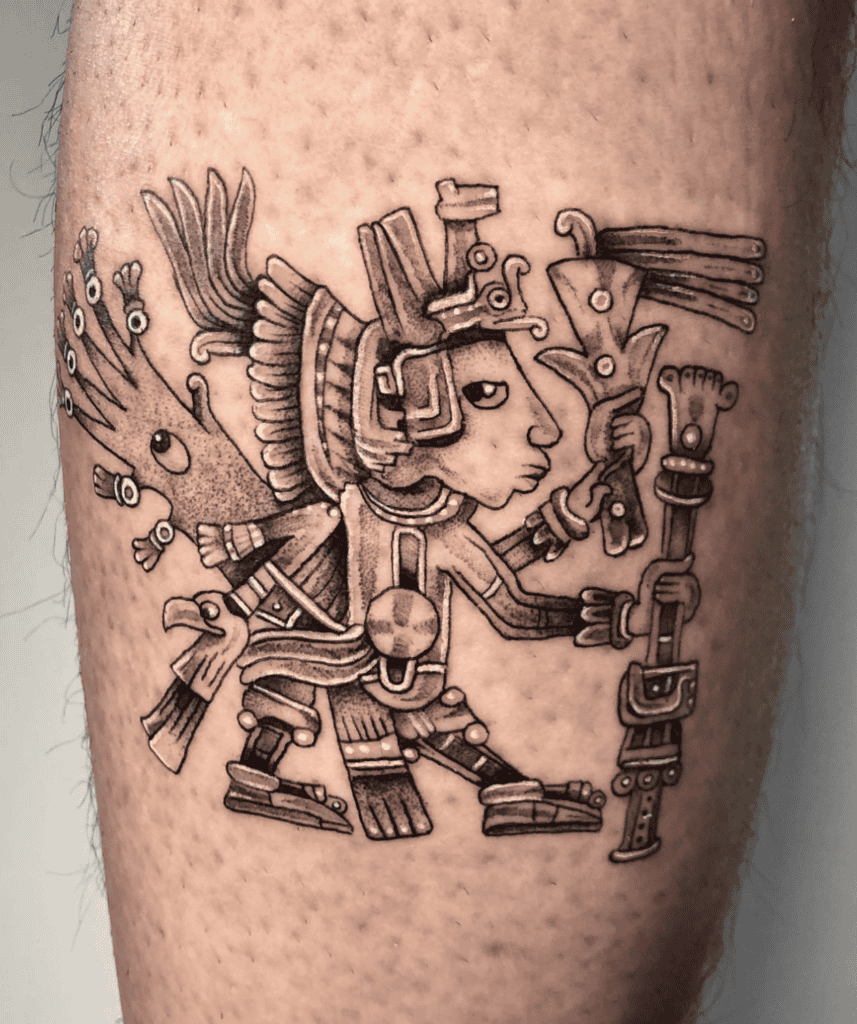 Yacatecuhtli Aztec Mythology Tattoo