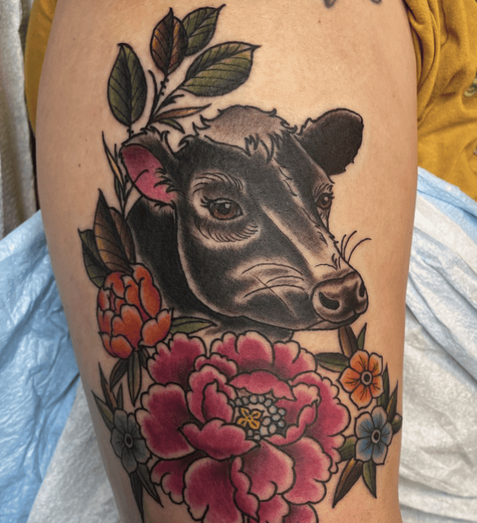 Angus Cattle Bovine Tattoo