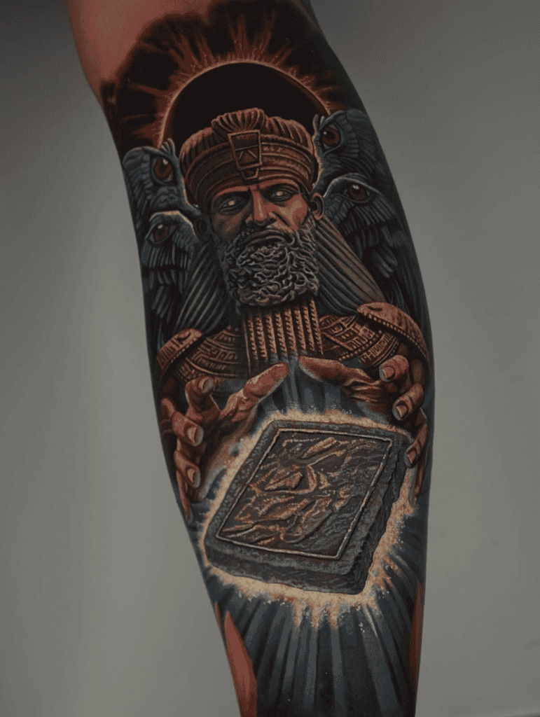 Anu Tablet Mesopotamian Mythology Tattoo