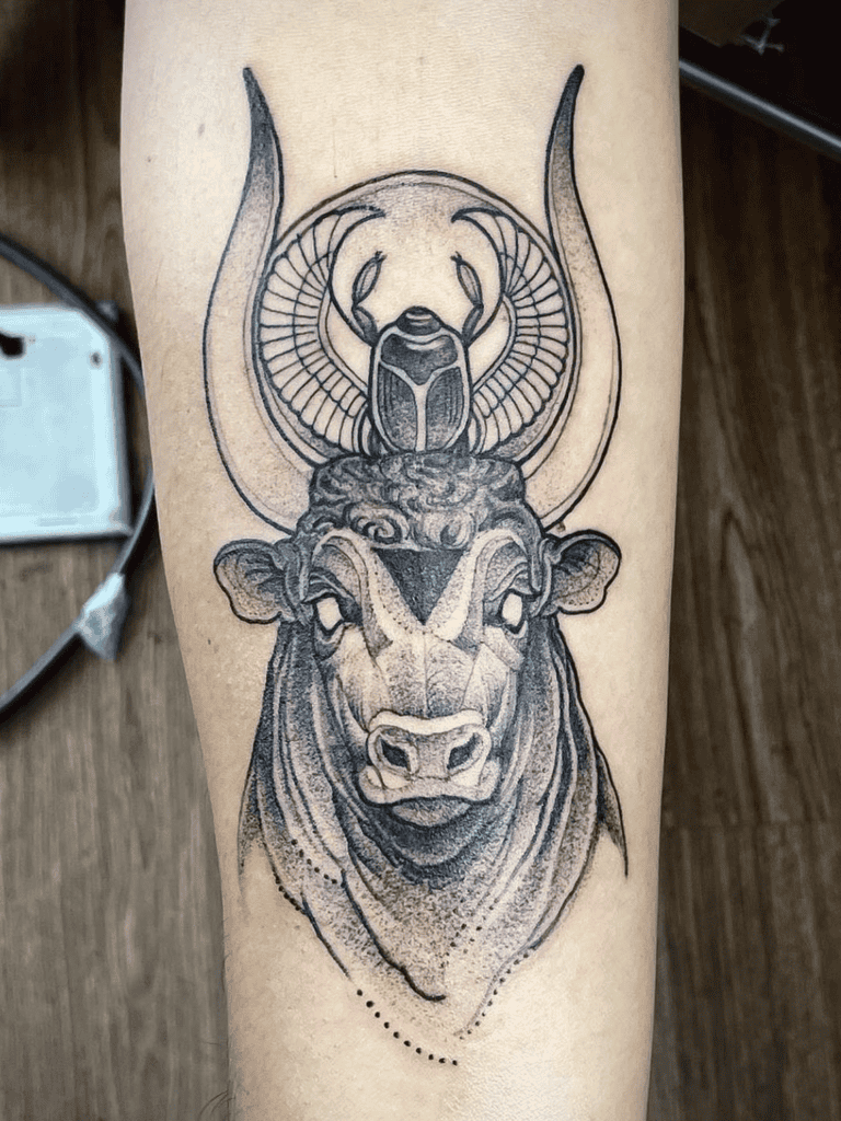 Apis Bovine Tattoo