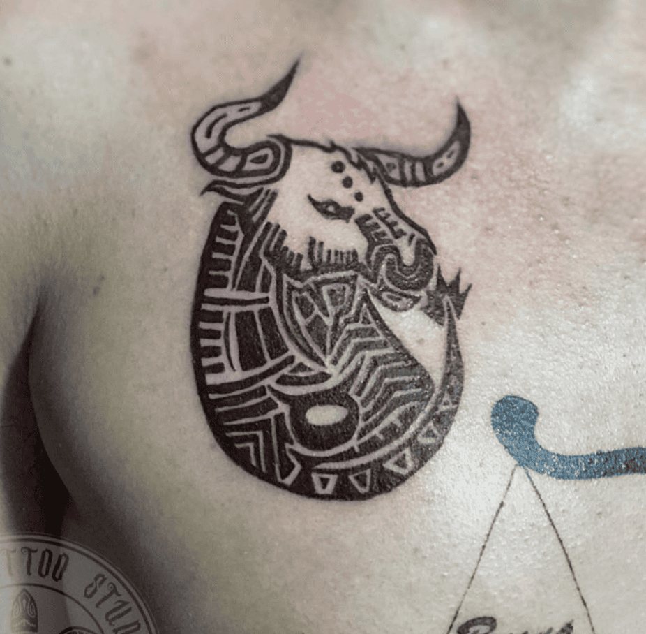 Banteng Art Bovine Tattoo