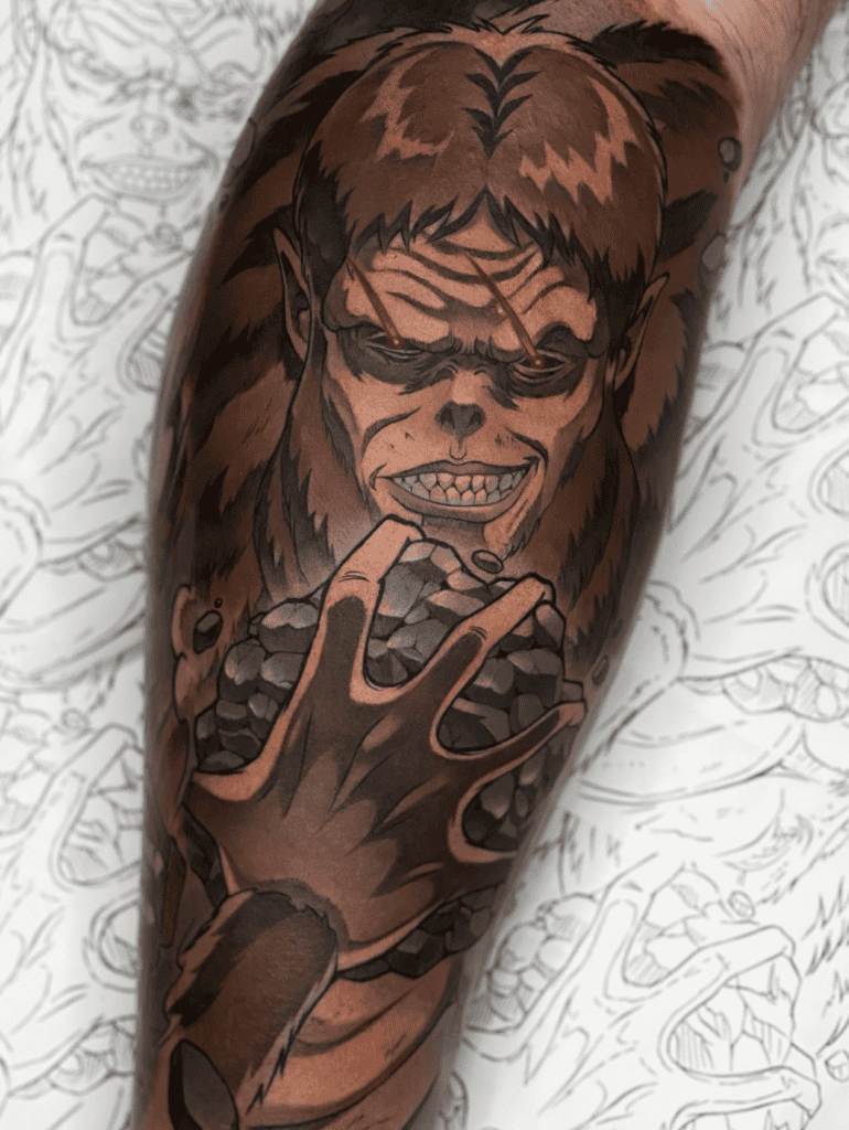 Beast Titan Attack on Titan Tattoo