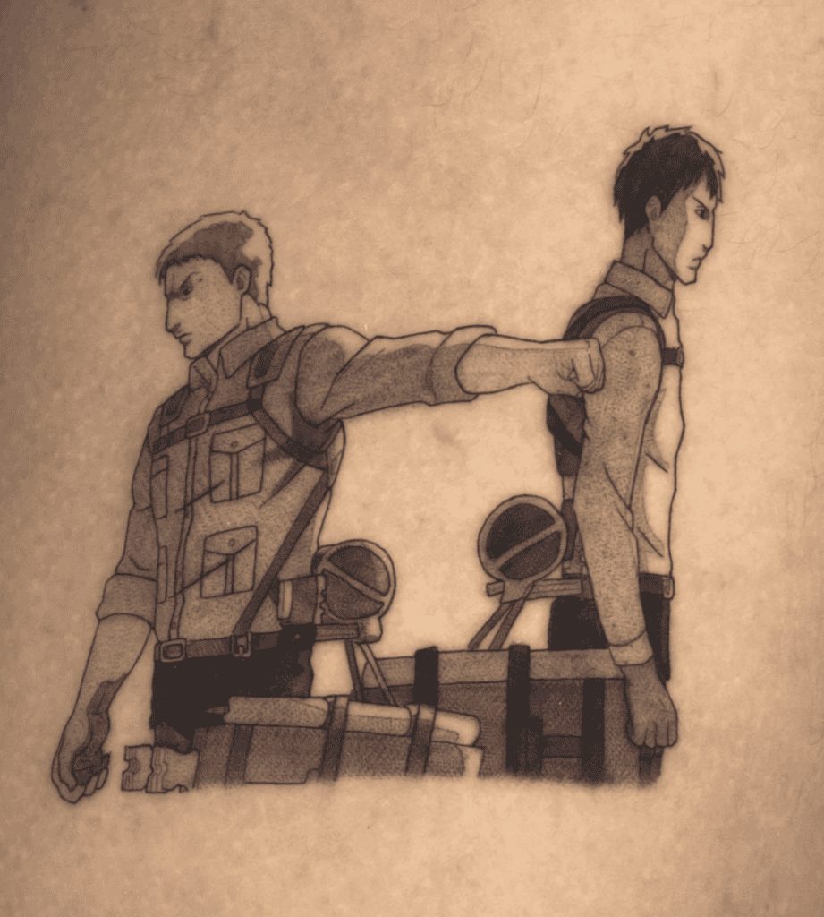 Bertholdt Hoover Reiner Attack on Titan Tattoo