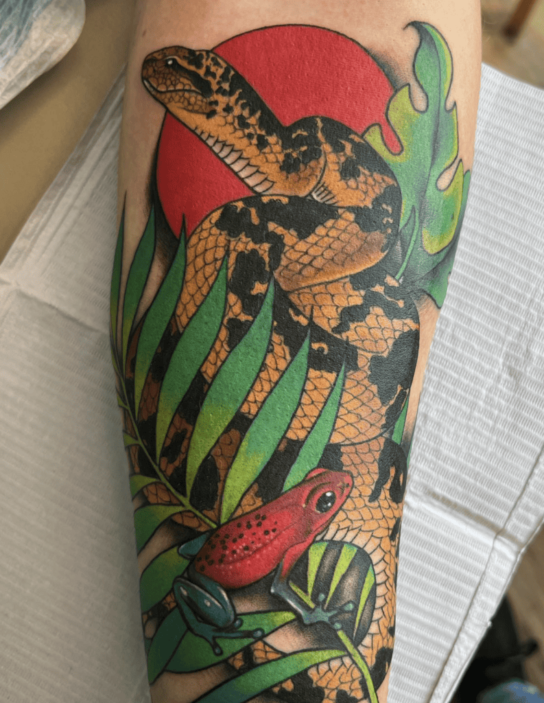Bushmaster Snake Tattoo
