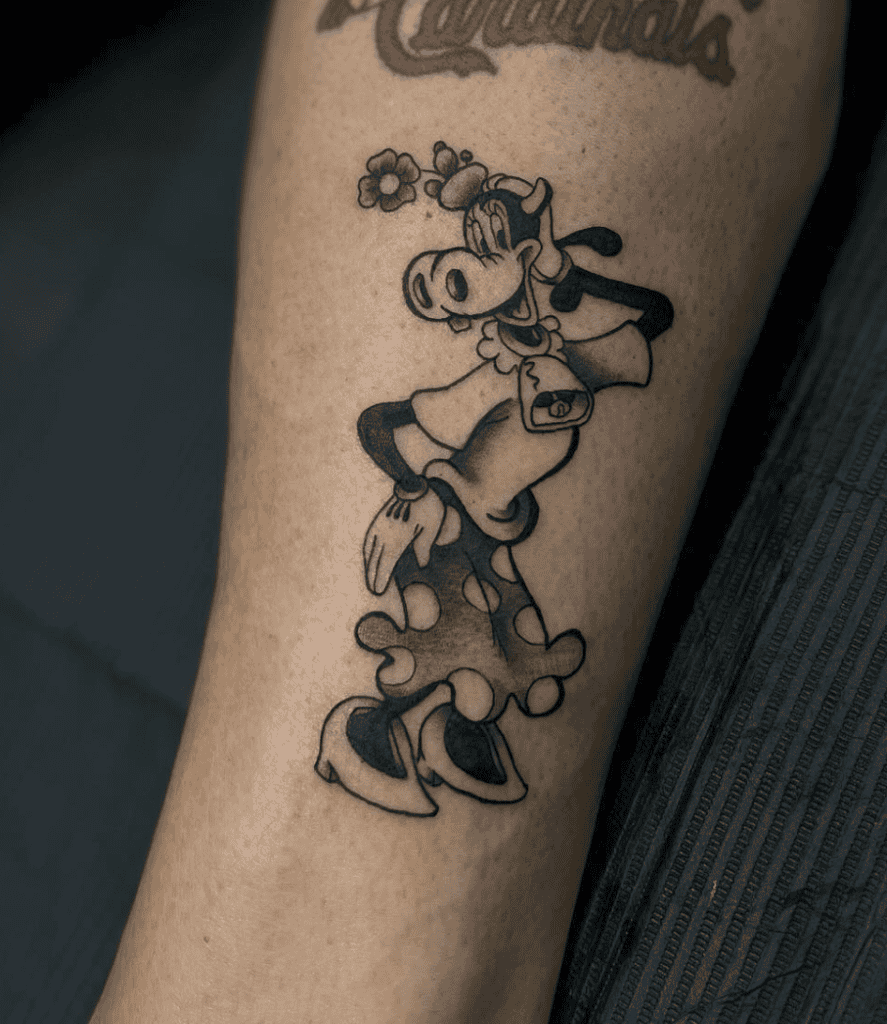 Clarabelle Cow Bovine Tattoo