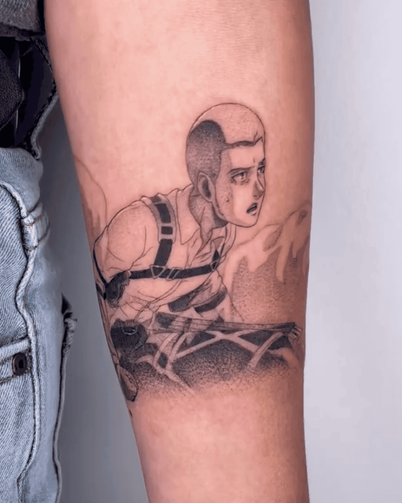 Connie Springer Attack on Titan Tattoo