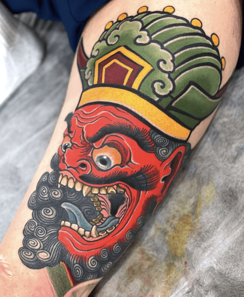 Enma Ruler Japanese Mythology Tattoo