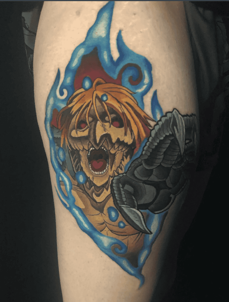 Falco Grice Attack on Titan Tattoo