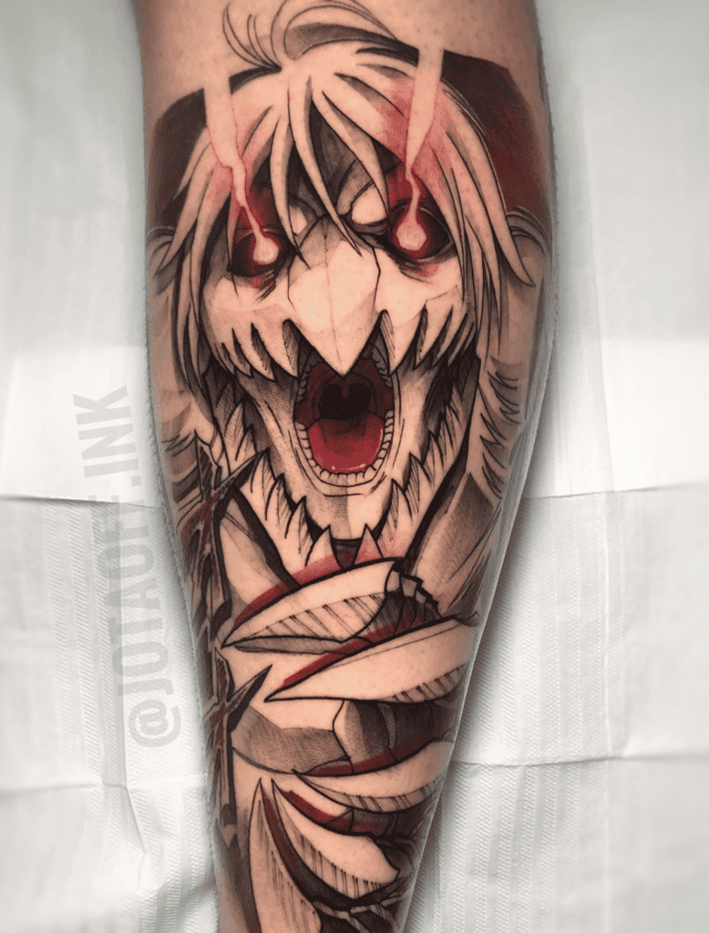 Falco Grice Titan Attack on Titan Tattoo