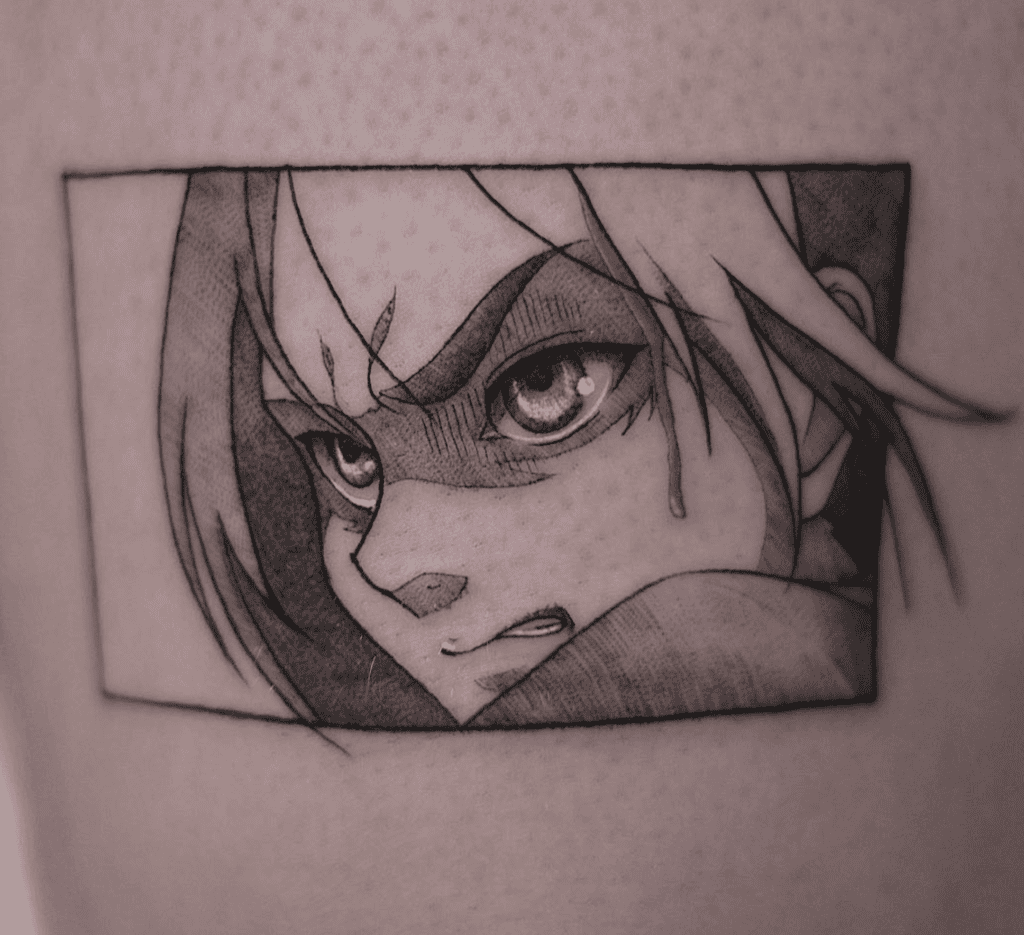 Gabi Braun Frame Attack on Titan Tattoo