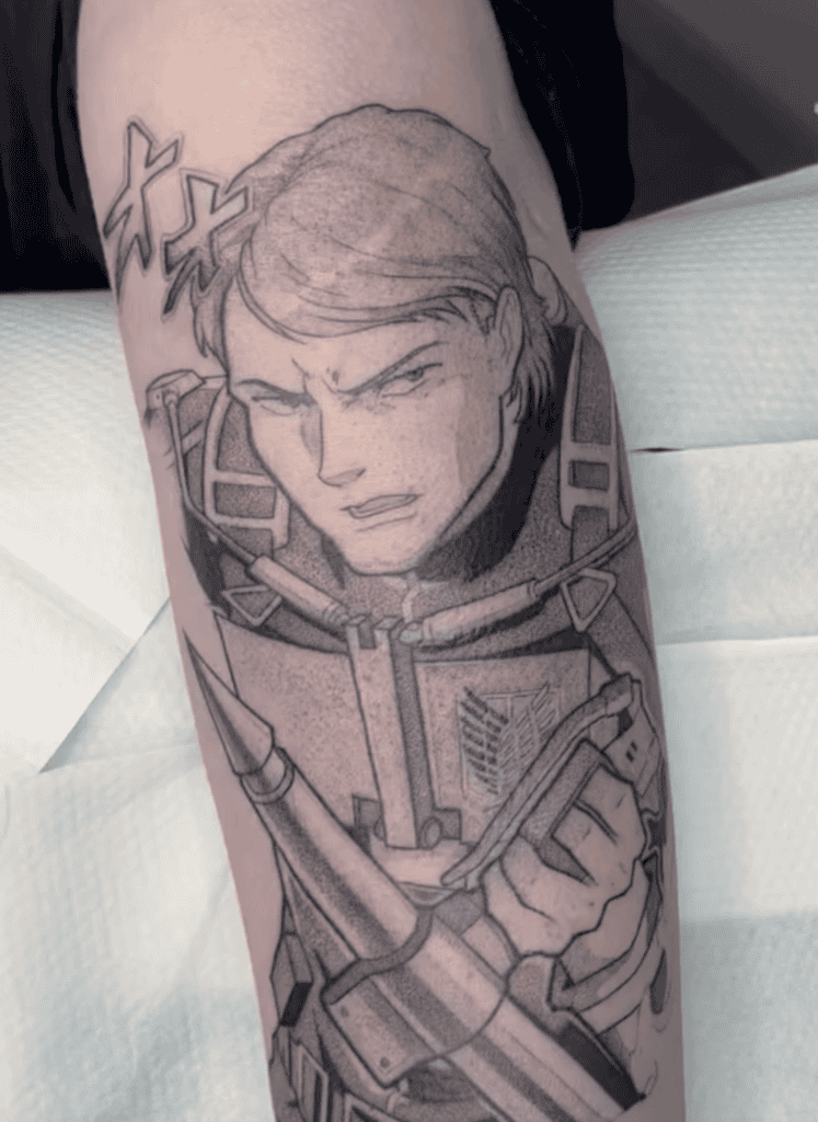 Jean Kirstein Attack on Titan Tattoo
