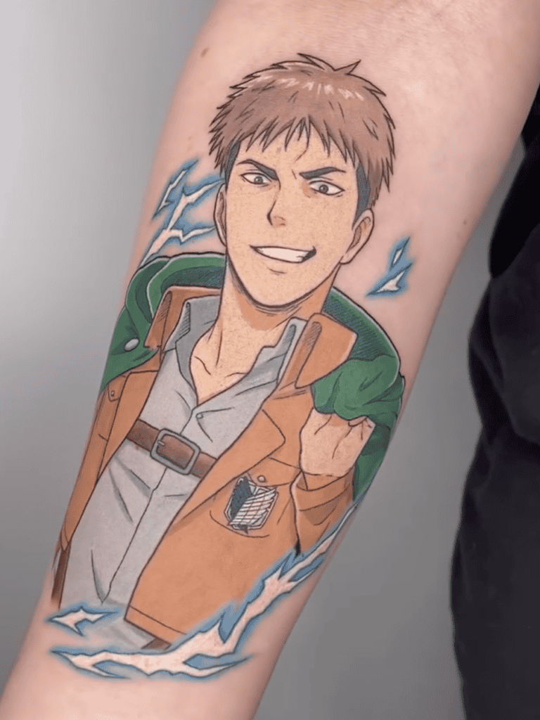 Jean Kirstein Smile Attack on Titan Tattoo