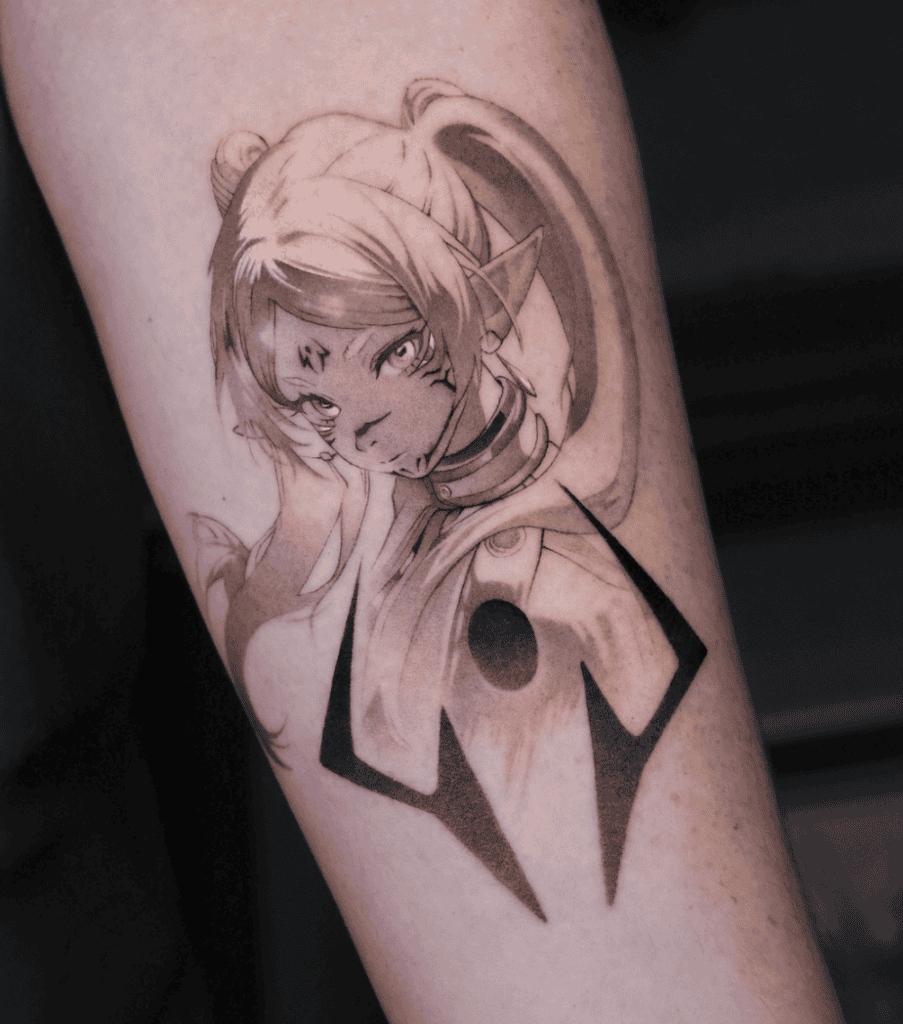 Jujutsu Kaisen X Frieren Tattoo