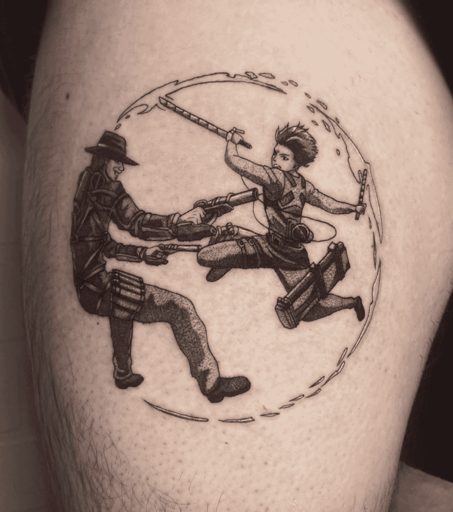 Kenny Ackerman Attack on Titan Tattoo