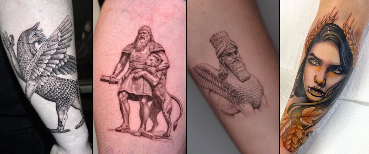 Mesopotamian Mythology Tattoo Featured Image