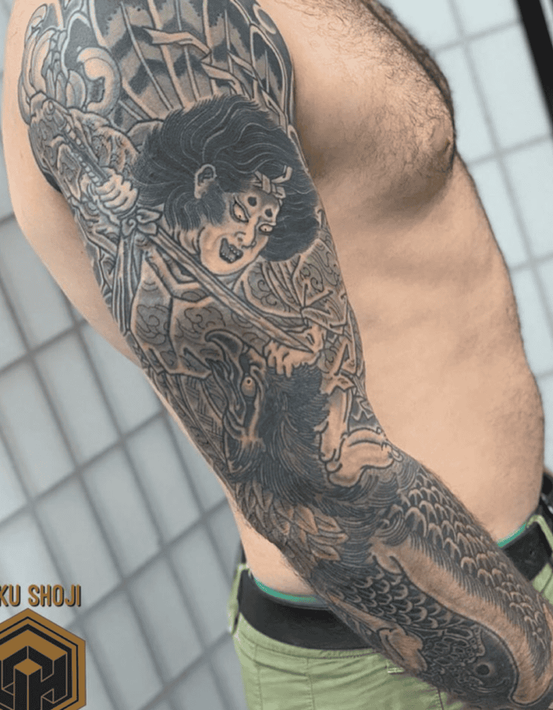 Ōkuninushi Japanese Mythology Tattoo
