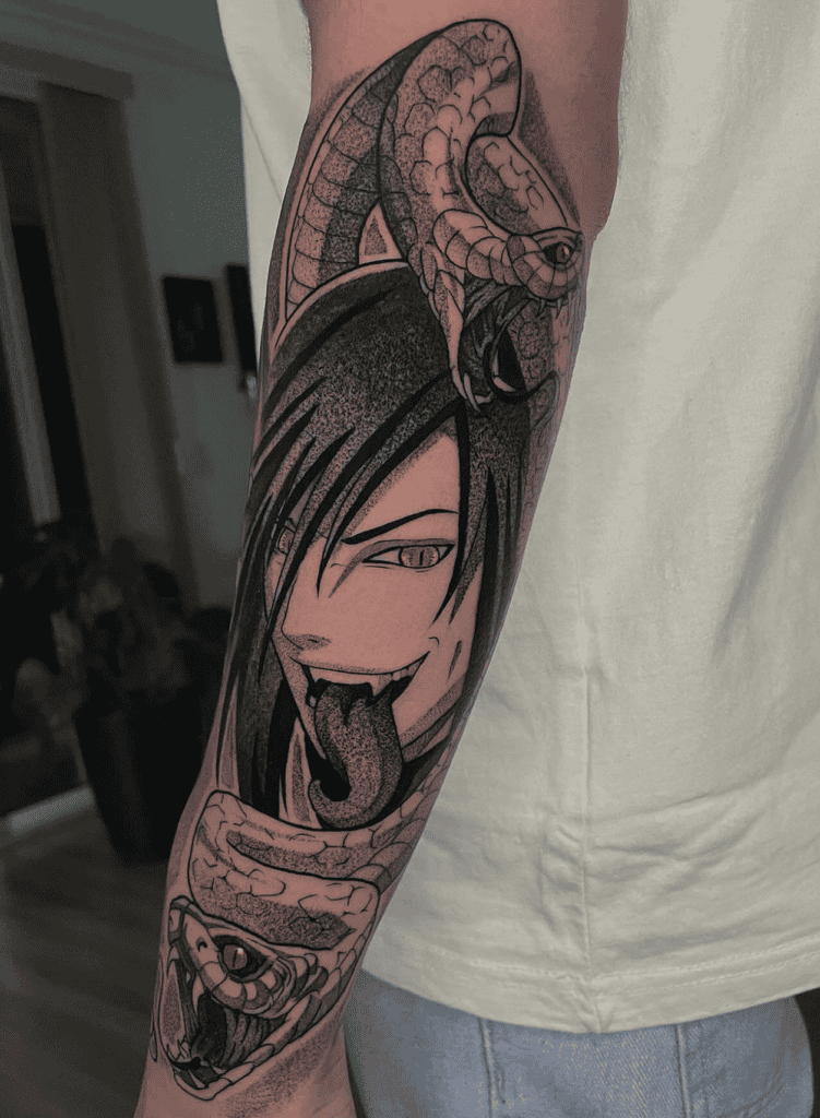 Orochimaru Snake Tattoo