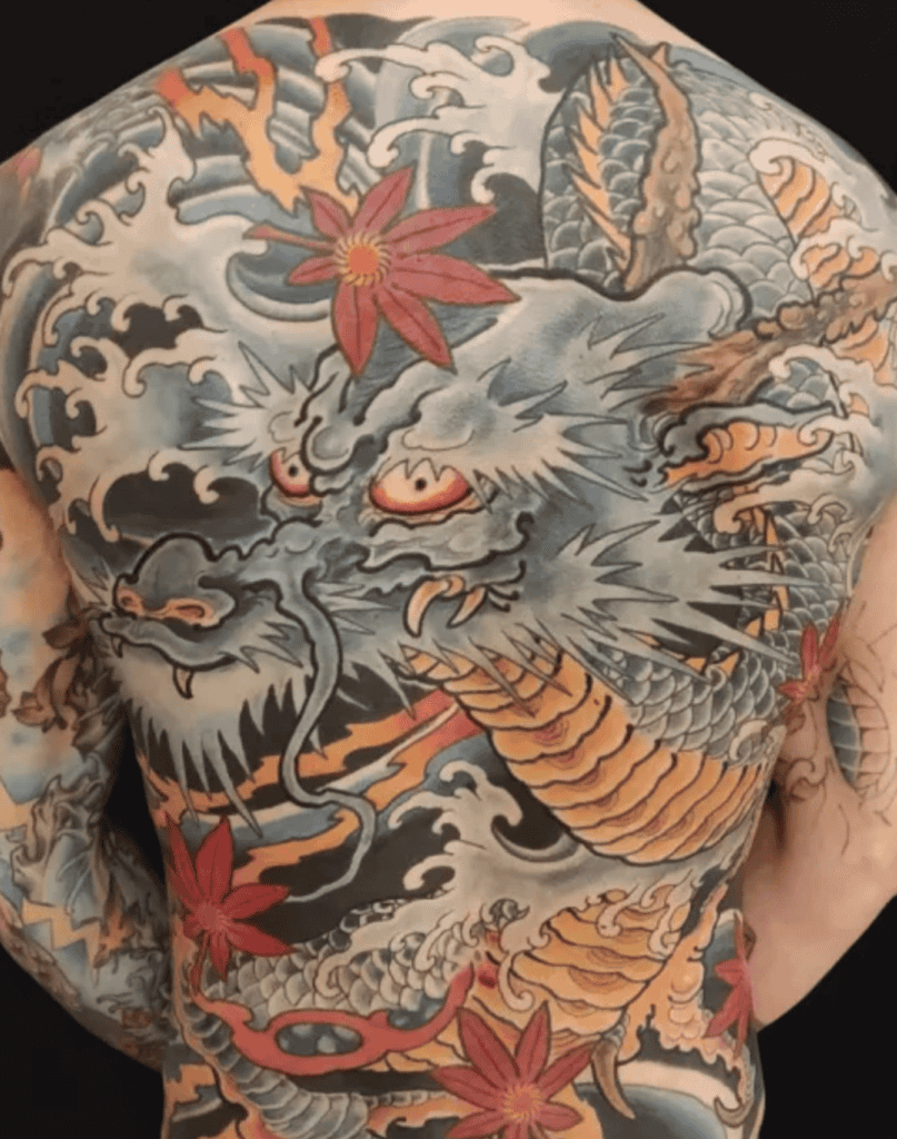 Ryūjin Dragon Japanese Mythology Tattoo