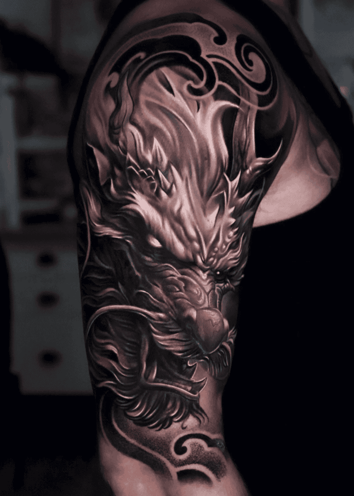 Ryūjin Japanese Mythology Tattoo