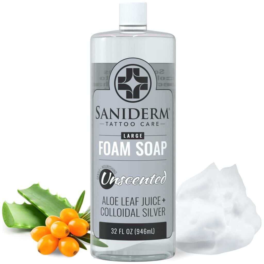 Saniderm Foaming Tattoo Soap
