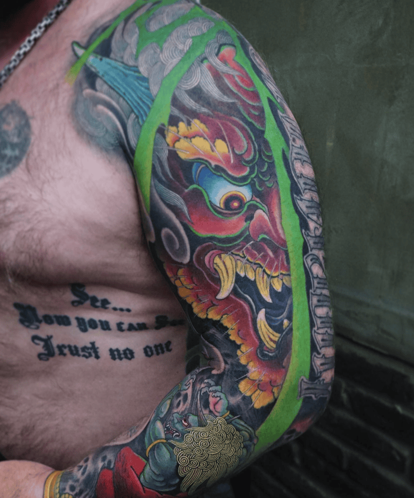 Shuten-dōji Oni Japanese Mythology Tattoo
