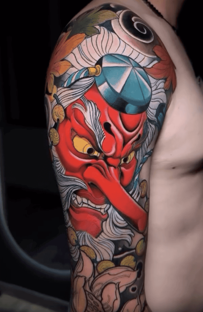 Sōjōbō Japanese Mythology Tattoo