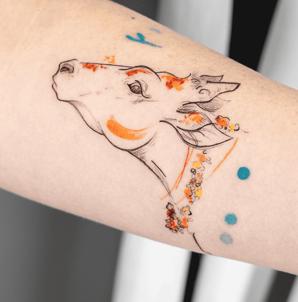 Surabhi Bovine Tattoo