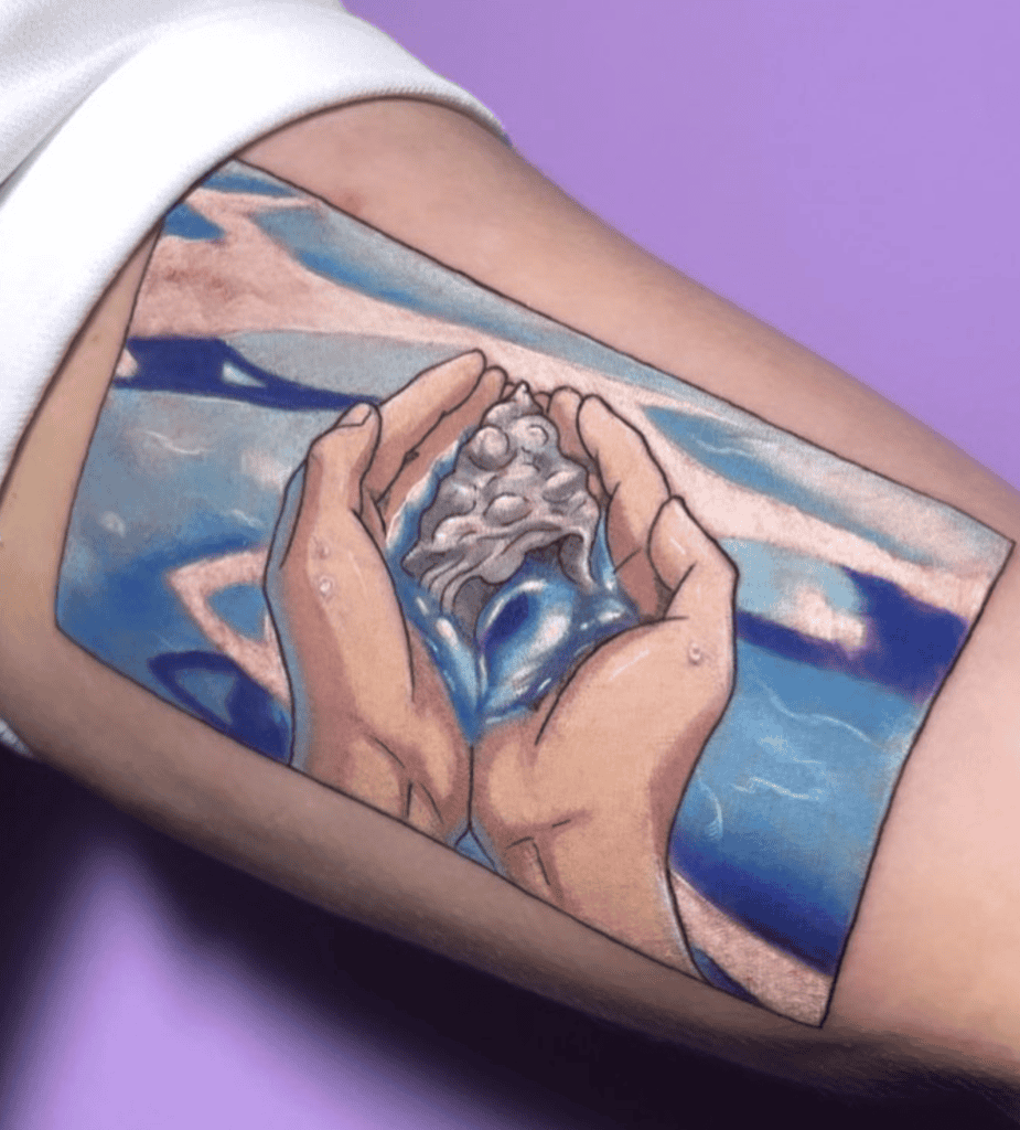 The Sea Attack on Titan Tattoo