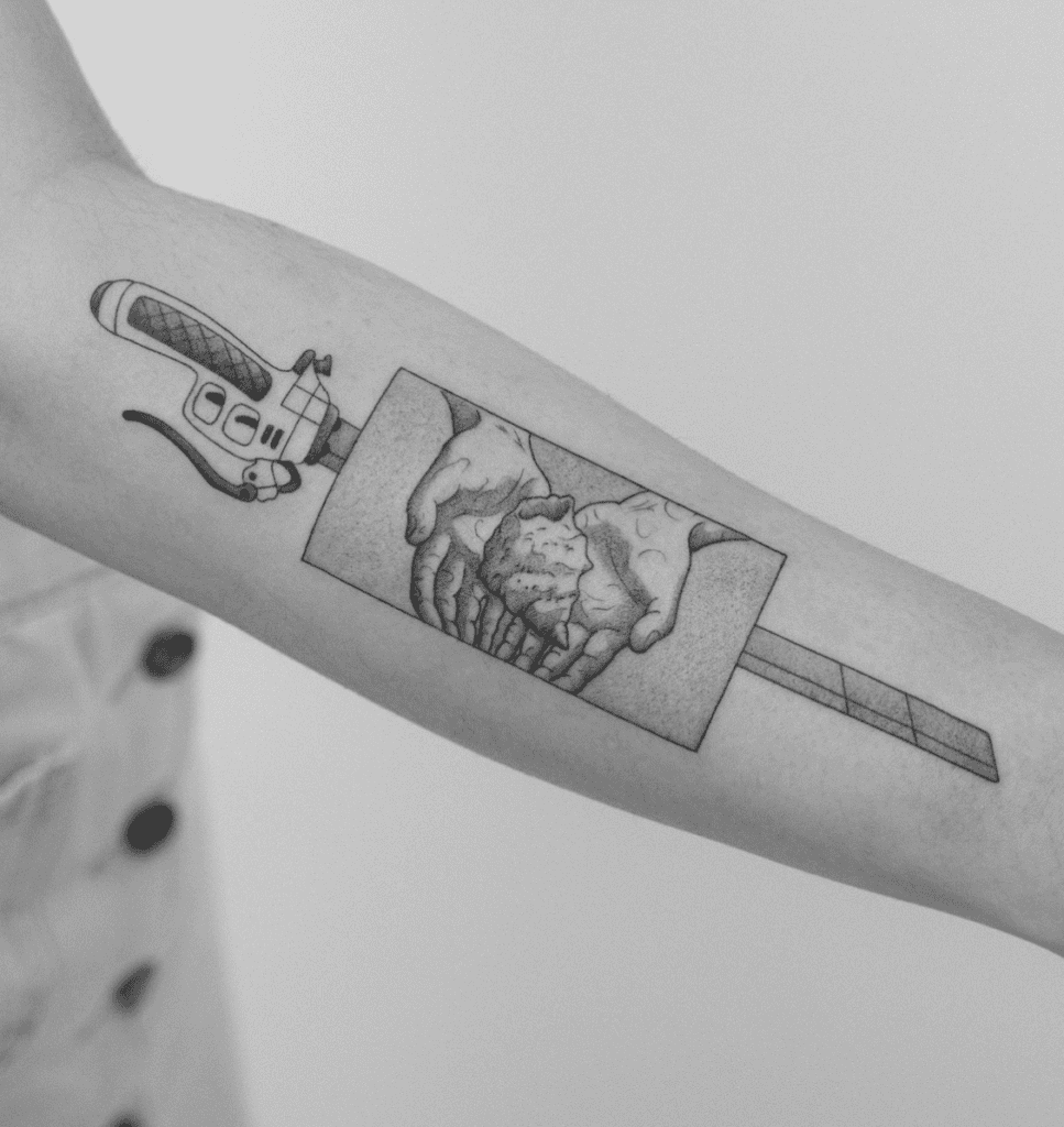 The Sea Sword Attack on Titan Tattoo