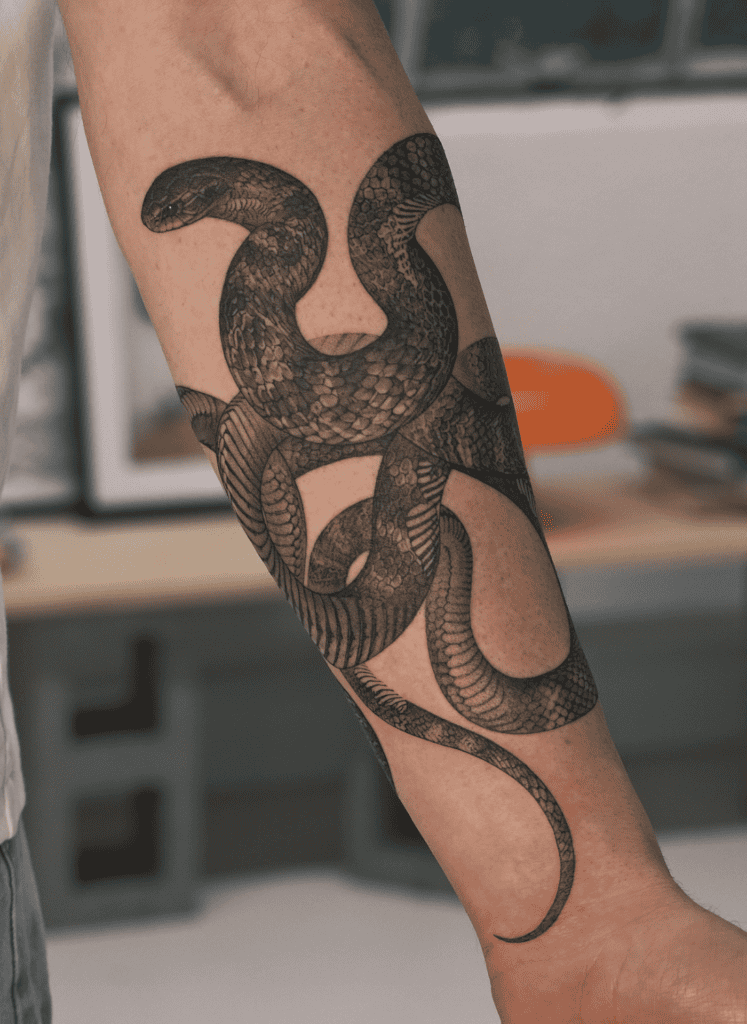 Tiger Snake Tattoo