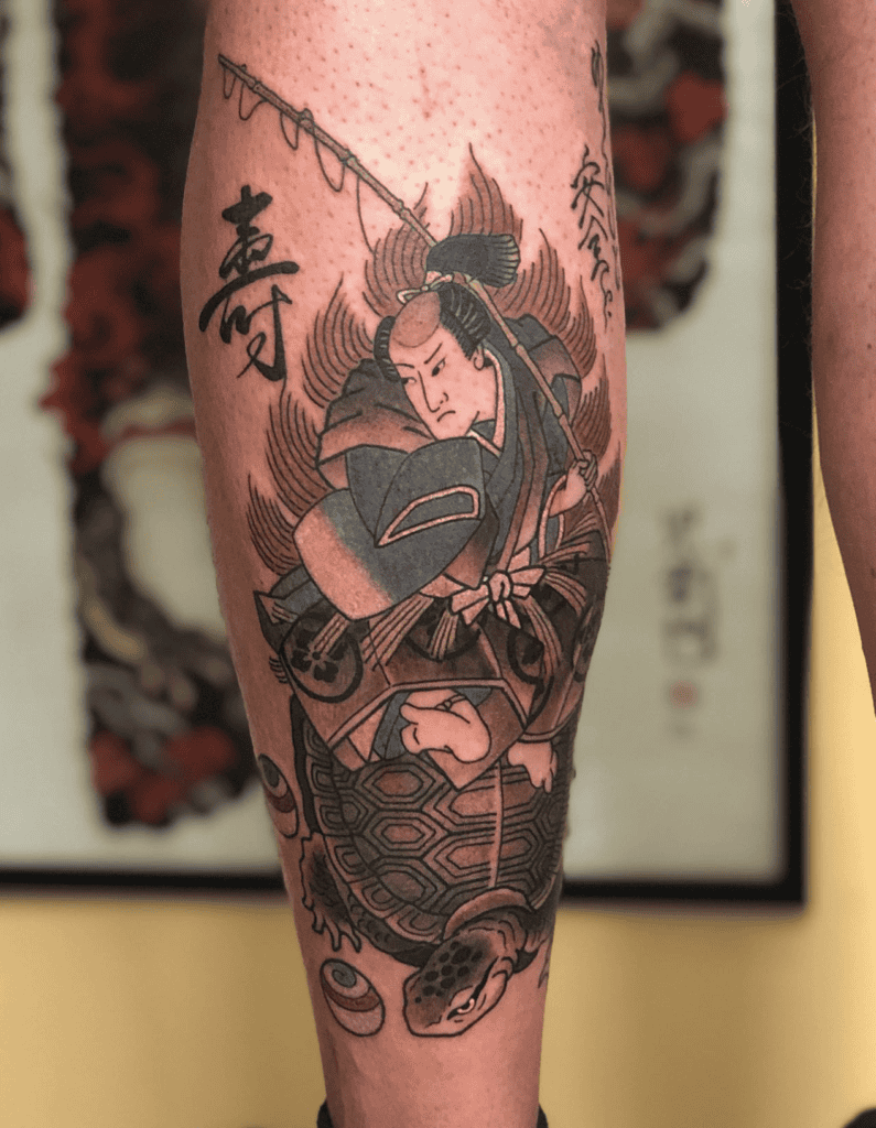 Urashima Tarō Fishing Japanese Mythology Tattoo